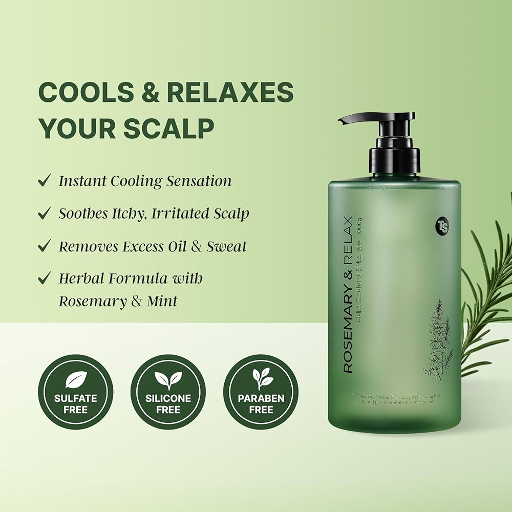 シャンプー Ts Amazon.com : TS Rosemary & Relax Shampoo (1000g) Hydrating